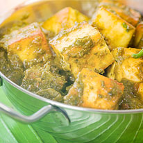 Palak Paneer  Crema di spinaci all’indiana